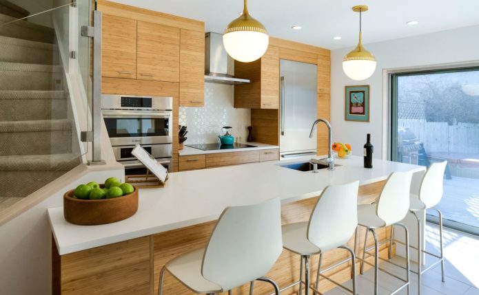 Modern Lambertville Kitchen with Ultracraft