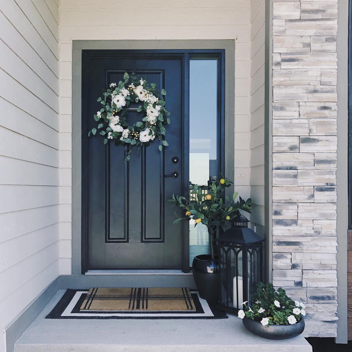 fiberglass front door