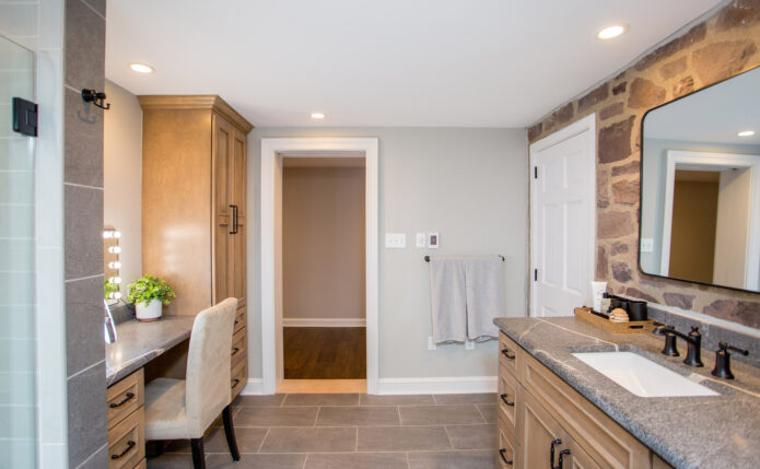 New Hope Master Bath with Bertch Cabinetry