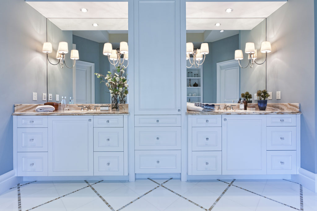 Double Vanity With Storage