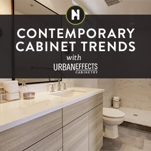 Contemporary Cabinet Trends with Urban Effects Cabinetry