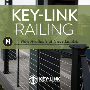 Key-Link Railing: Now Available at Niece Lumber