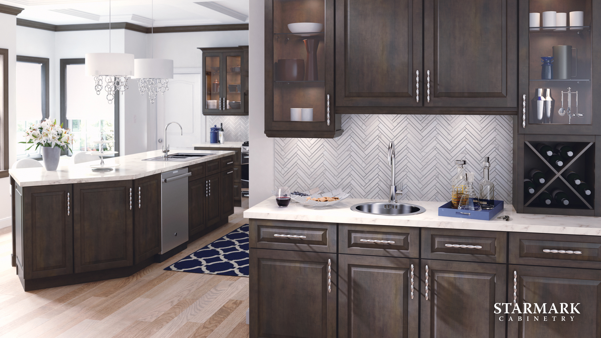 current cabinet craze wood tones stained cabinets starmark cabinetry
