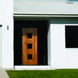 Simpson Contemporary Wood Doors available through Niece Lumber