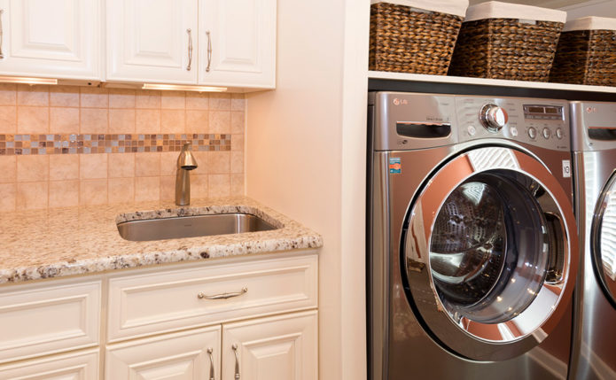 Pennington Laundry Room with Wolf Cabinetry Lambertville, NJ