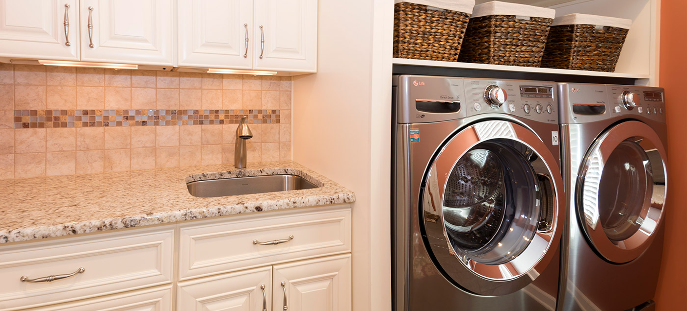 Pennington Laundry Room with Wolf Cabinetry Lambertville, NJ